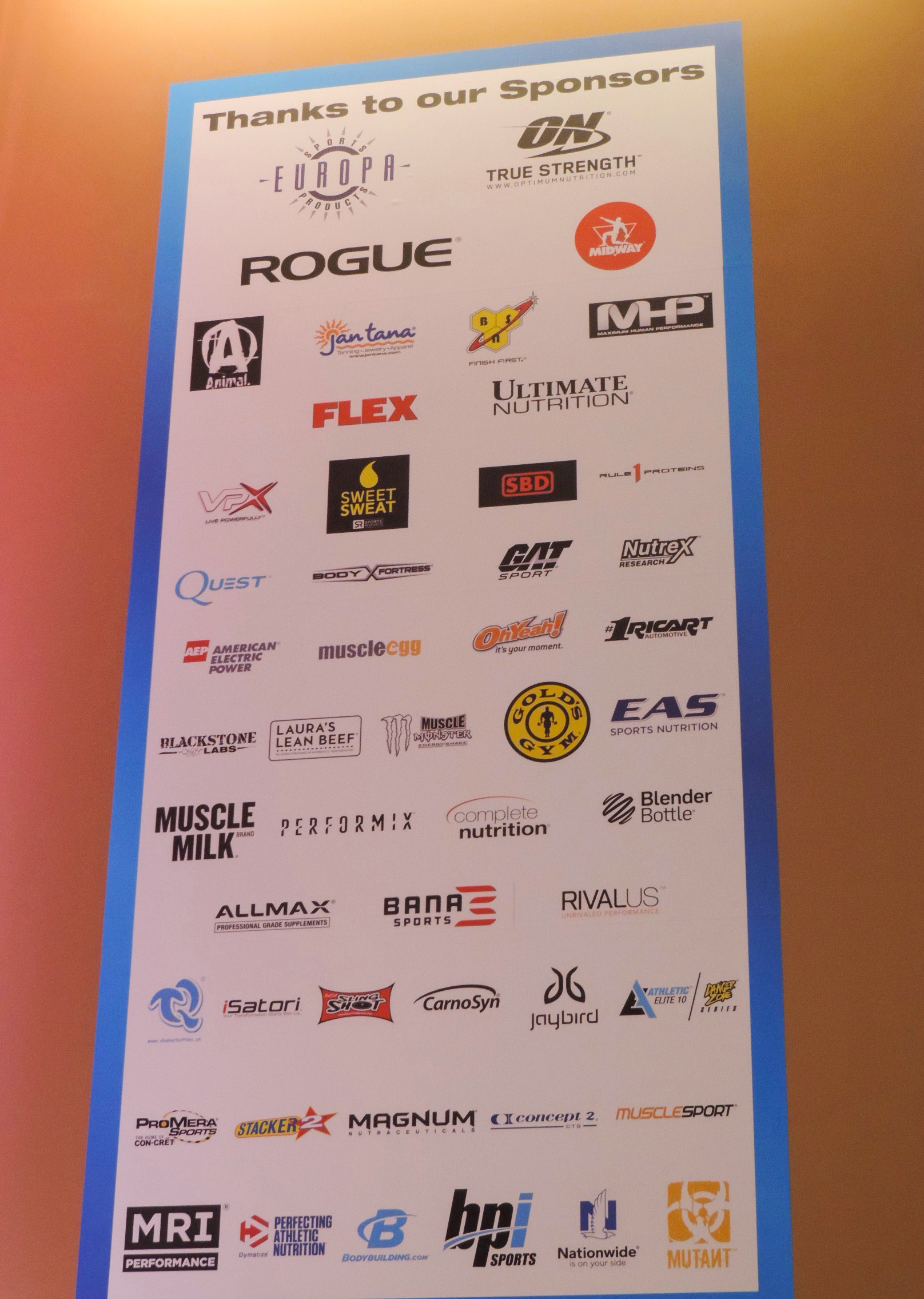 Sponsor banner. Midway Labs USA!