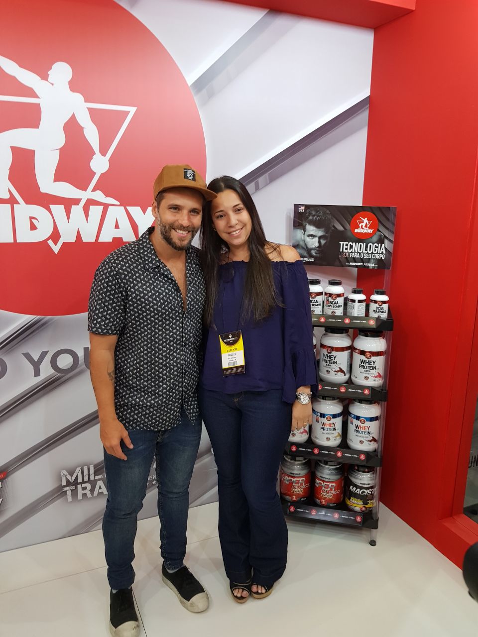 Expo Negócios - D4 Trade Show (Midway Labs Trade Show Booth with actor Bruno Gagliasso)